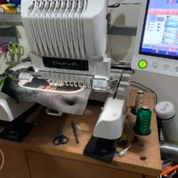 Brother商用電腦刺繡機上下線張力調整